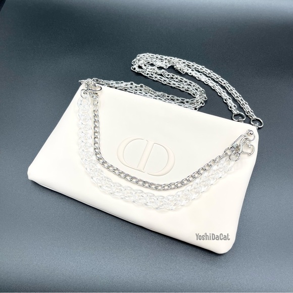 🆕 Dior Beauty Cosmetic Case to Convertible Crossbody Bag Purse, New Handbag - Picture 6 of 13